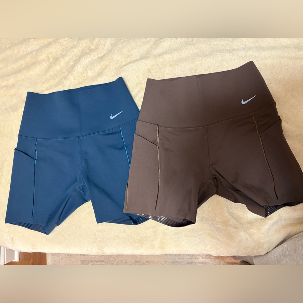 Nike Dual-Tone Blue and Brown Shorts